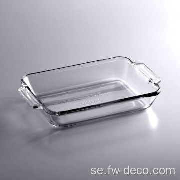 Crystal 1.9L Clear Glass Square Baking Dish